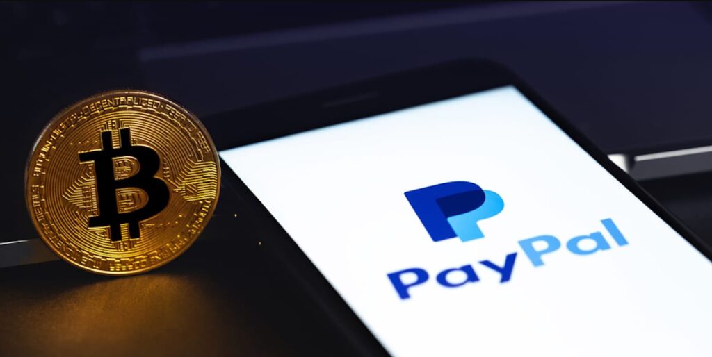 PayPal Cryptocurrency Hub Interface