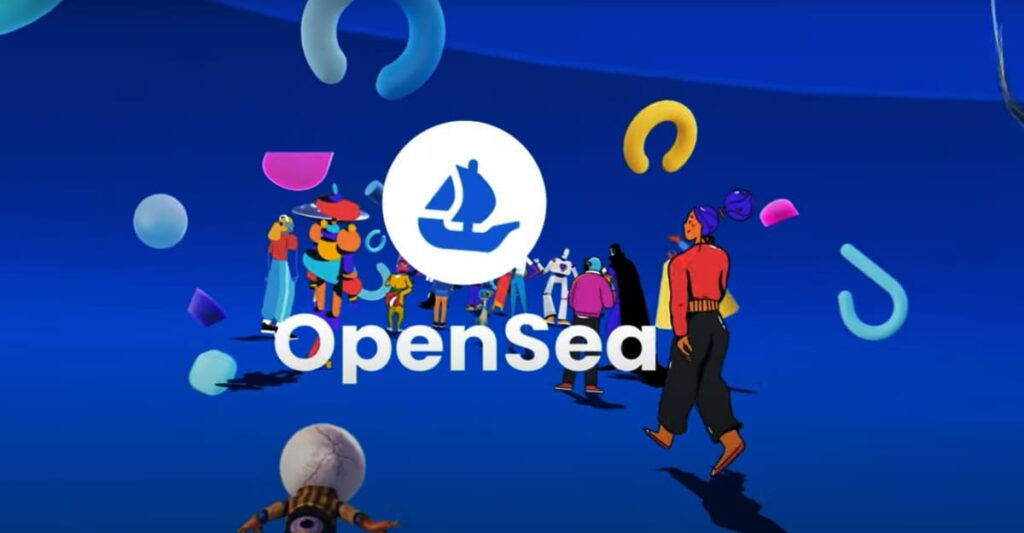 A visual representation of OpenSea’s user-friendly interface, enabling effortless NFT minting and management without coding knowledge