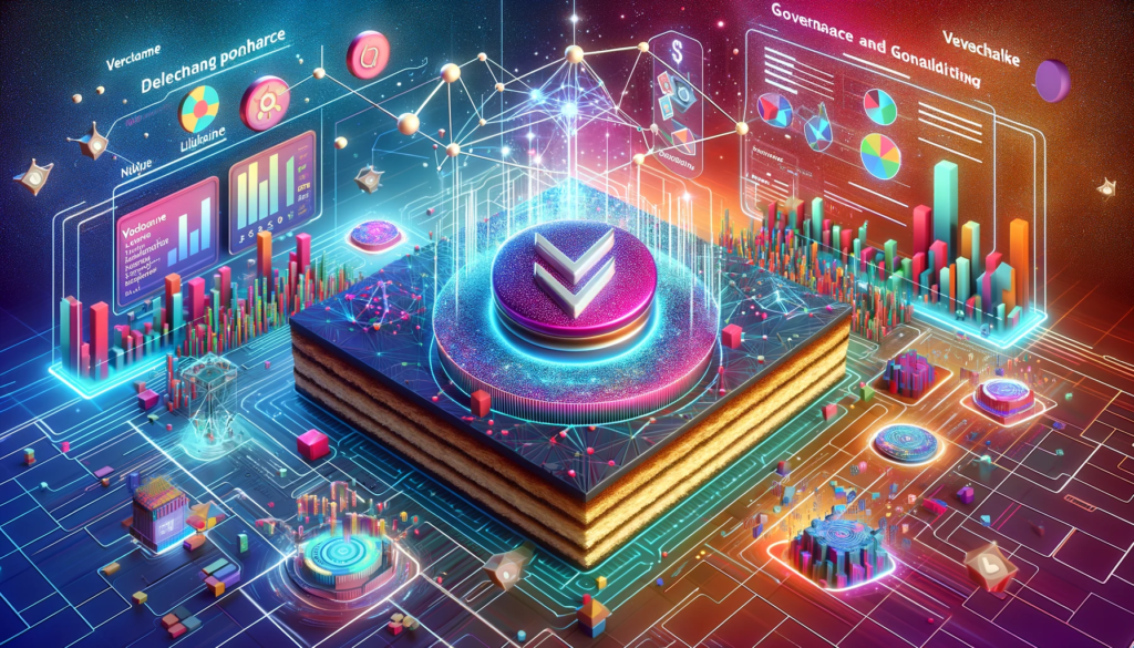 Illustration of the veCAKE token concept in PancakeSwap’s governance system