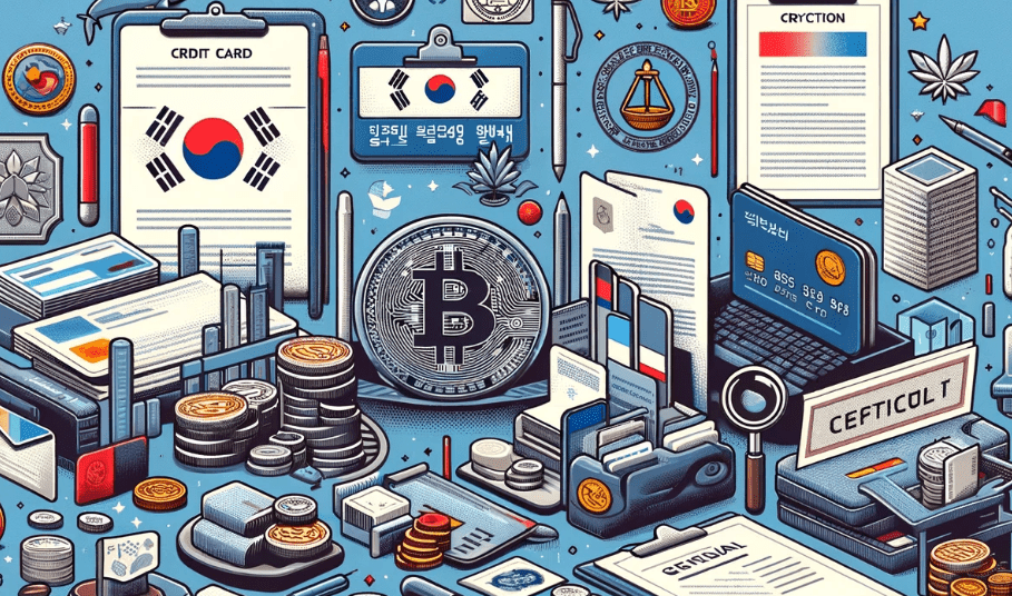 An illustration depicting the South Korean Financial Services Commission's (FSC) efforts to regulate cryptocurrency transactions and prevent illegal activities