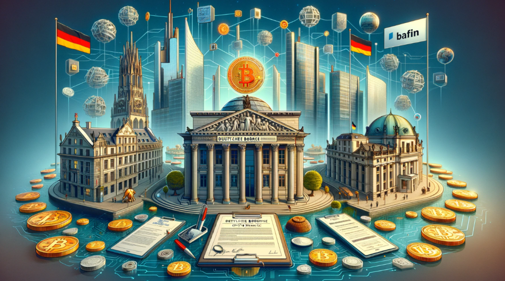 Deutsche Börse's subsidiary Crypto Finance secures four crucial BaFin licenses, advancing its crypto services.