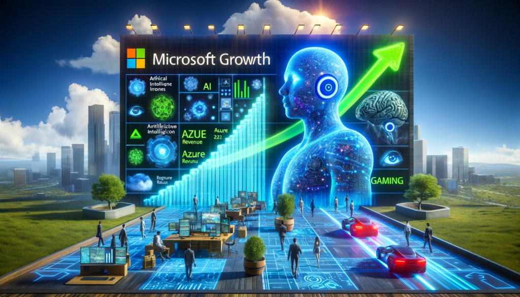 Microsoft's AI-driven growth in its latest quarterly earnings