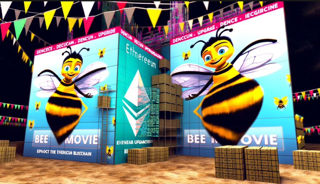 Developers upload the 'Bee Movie' script onto Ethereum blockchain as gas fees plunge following the Dencun upgrade