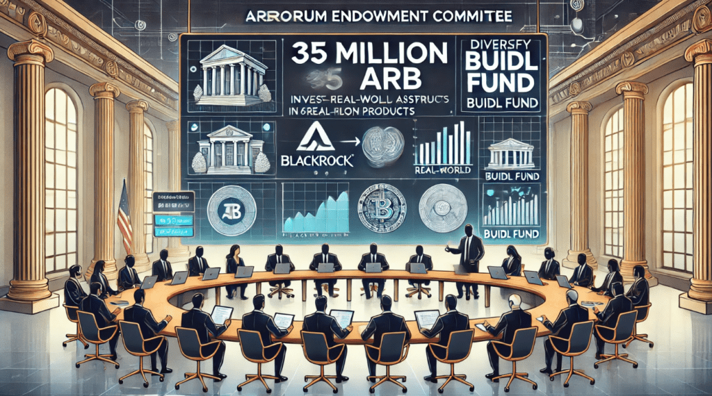 Arbitrum Endowment Committee recommends six real-world asset products including BlackRock’s BUIDL Fund