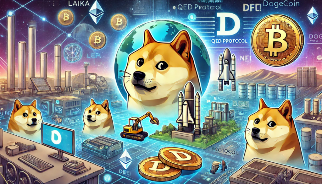 Developers compete to bring smart contracts to the Dogecoin ecosystem with innovative projects like Laika and Qed Protocol